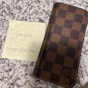 SOLD- Louis Vuitton Damier Ebene iPhone 5/6 case